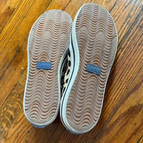 Keds Kate Spade Double Decker Leopard-print Calf Hair Sneakers, Size 6 - Picture 12 of 12